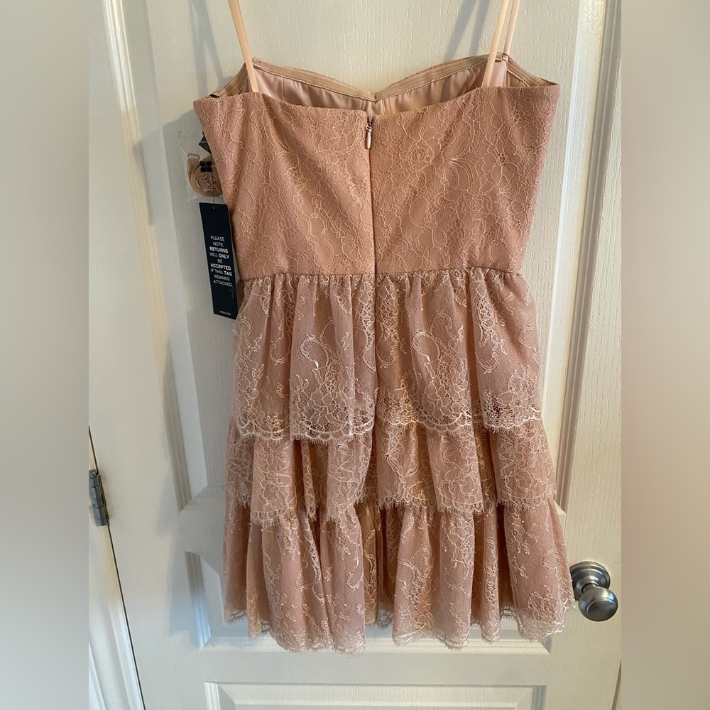 BCBG Lace Corset Mini Prom Dress | NWT - Picture 3 of 12